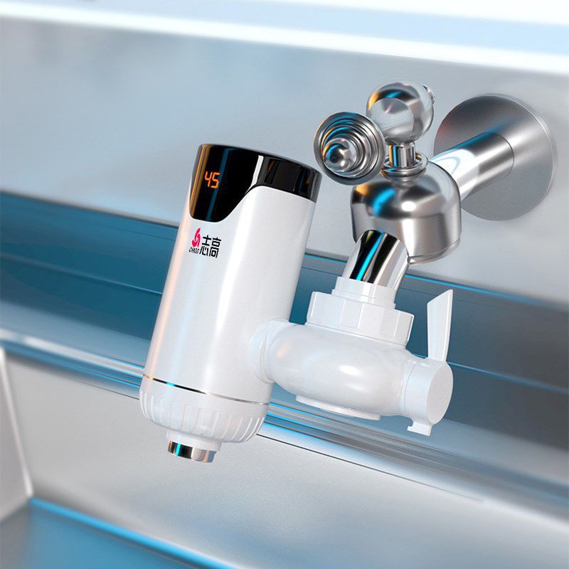 适配志高免安装电热水龙头即热式快速热家用小厨房宝自来水过批发