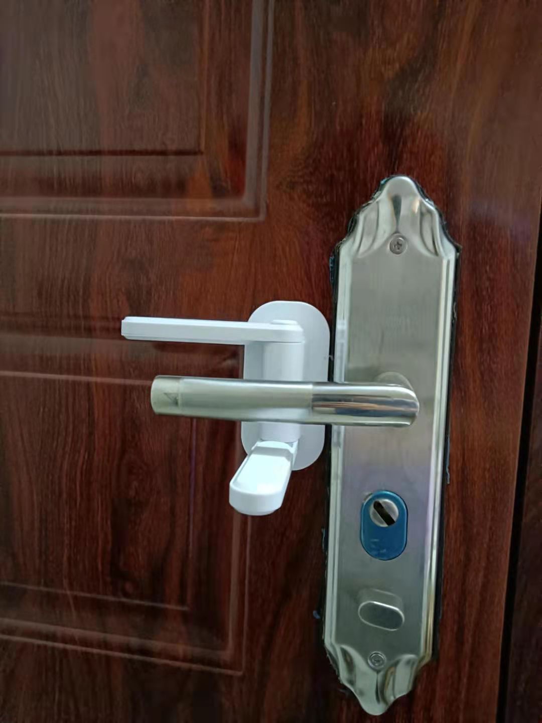 加长款儿童安全锁 防开门窗锁 宝宝门把防护锁 婴儿多功能阻门器