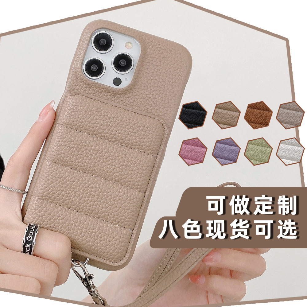 适用谷歌挂绳手机皮壳google pixel 8防摔7手机支架6皮质手机壳