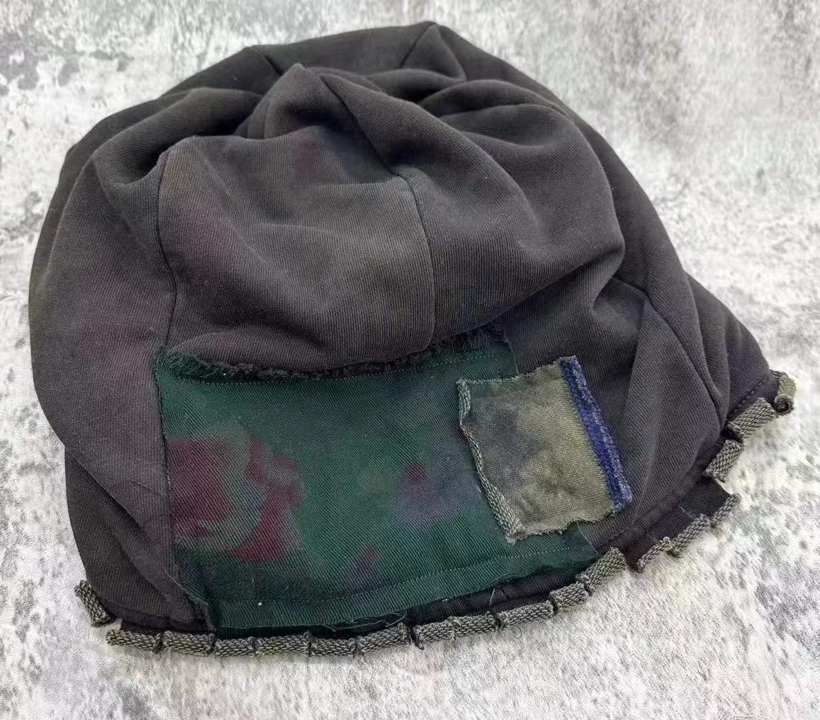 2022秋季 文艺复古风做旧炒色贴布剪破帽子女休闲个性堆堆帽xx-20