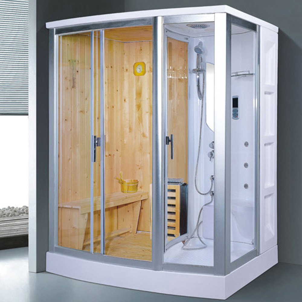 巴厘斯 厂家方形蒸汽房整体淋浴房湿蒸干蒸汽家用桑拿房汗蒸养生