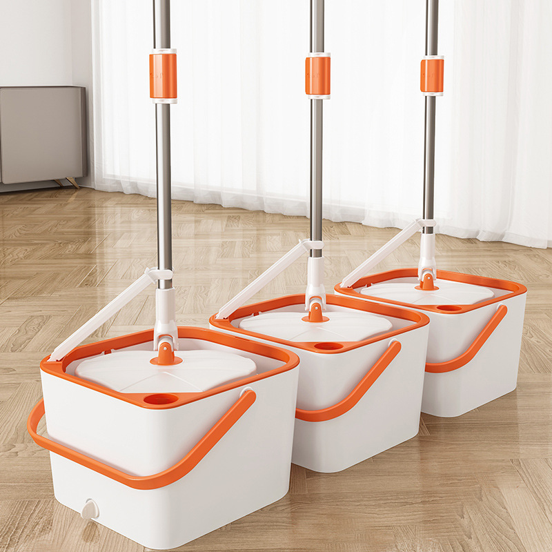 转拖把拖地神器双驱自动脱水拖布桶甩干2023新款一拖净家用地拖