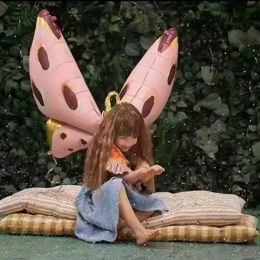 Xiaohongshu Forest Inflatable Butterfly Wings Balloon Back Decoration Little Fairy Birthday Party Photo Props Outdoor Toys