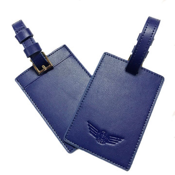 厂家现货高档真皮行李牌二层牛皮行李箱吊牌托运挂牌胸前挂牌