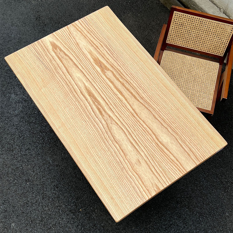 白蜡木实木大板自然边原木色大板桌茶桌茶台会议桌办公桌书桌餐桌