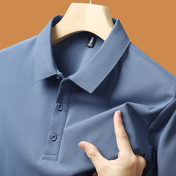 短袖t恤男装衣服女polo衫夏季翻领潮带领商务休闲透气半袖团购