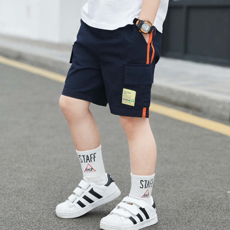童装男童短裤夏季外穿2021年新款中大儿童男孩帅气休闲工装五分裤