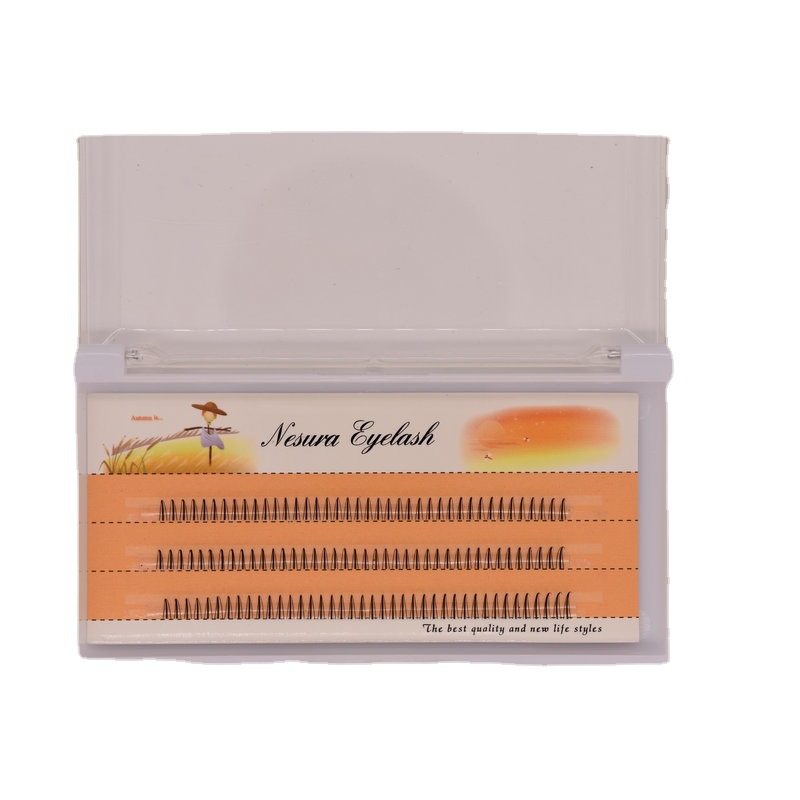 Type A Eyelashes Natural Soft Artificial False Eyelashes Female Single Cluster Fairy Planting Single Grafting False Eyelash Wholesale