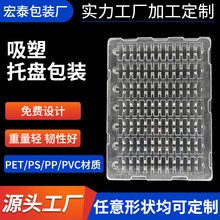 定做电子电器内托 pvc/ps防静电吸塑托盘 pet吸塑周转托盘厂家