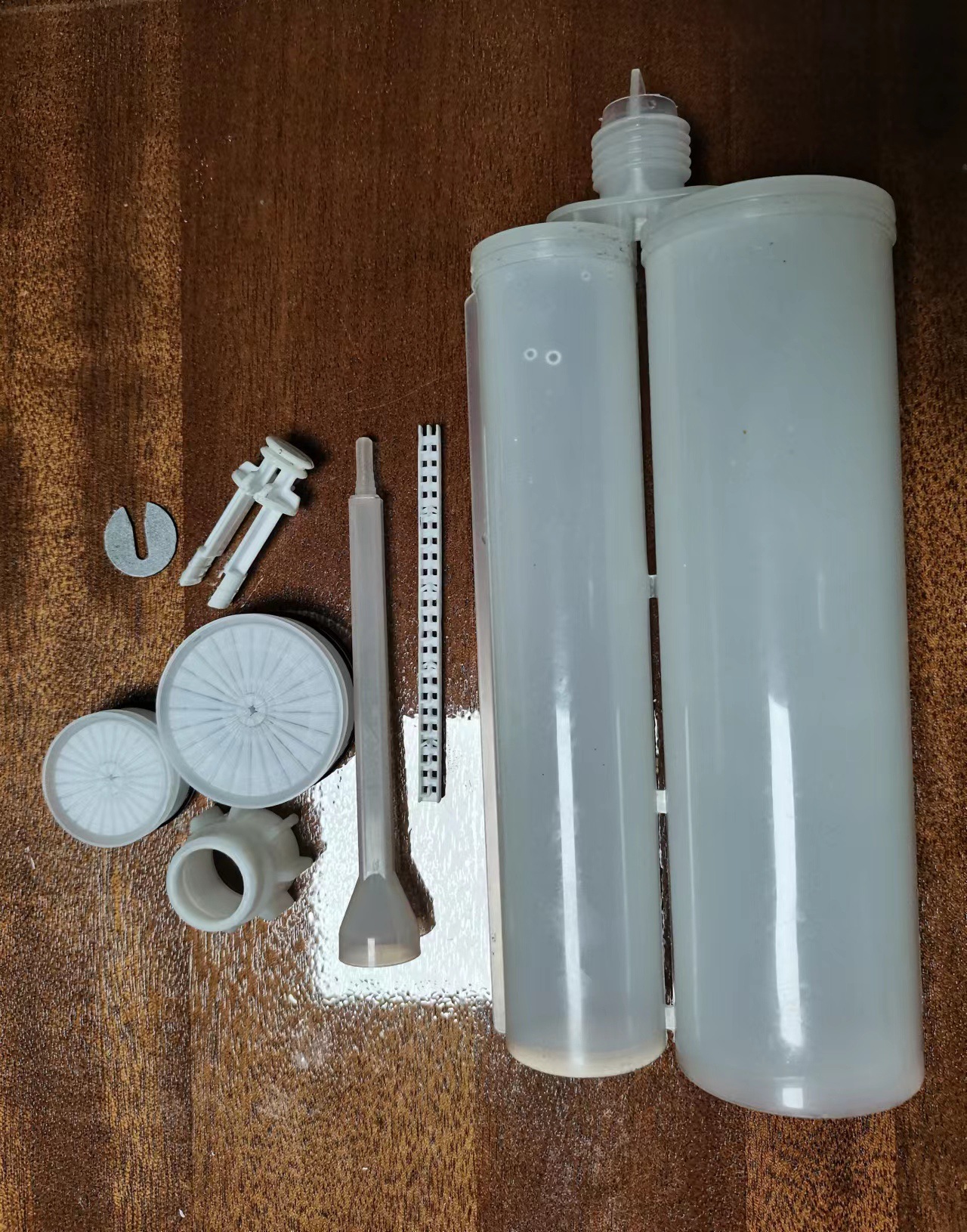 ab胶管400ml胶筒2比1ab胶双组份胶瓶ab胶筒环氧树脂灌装筒点胶针