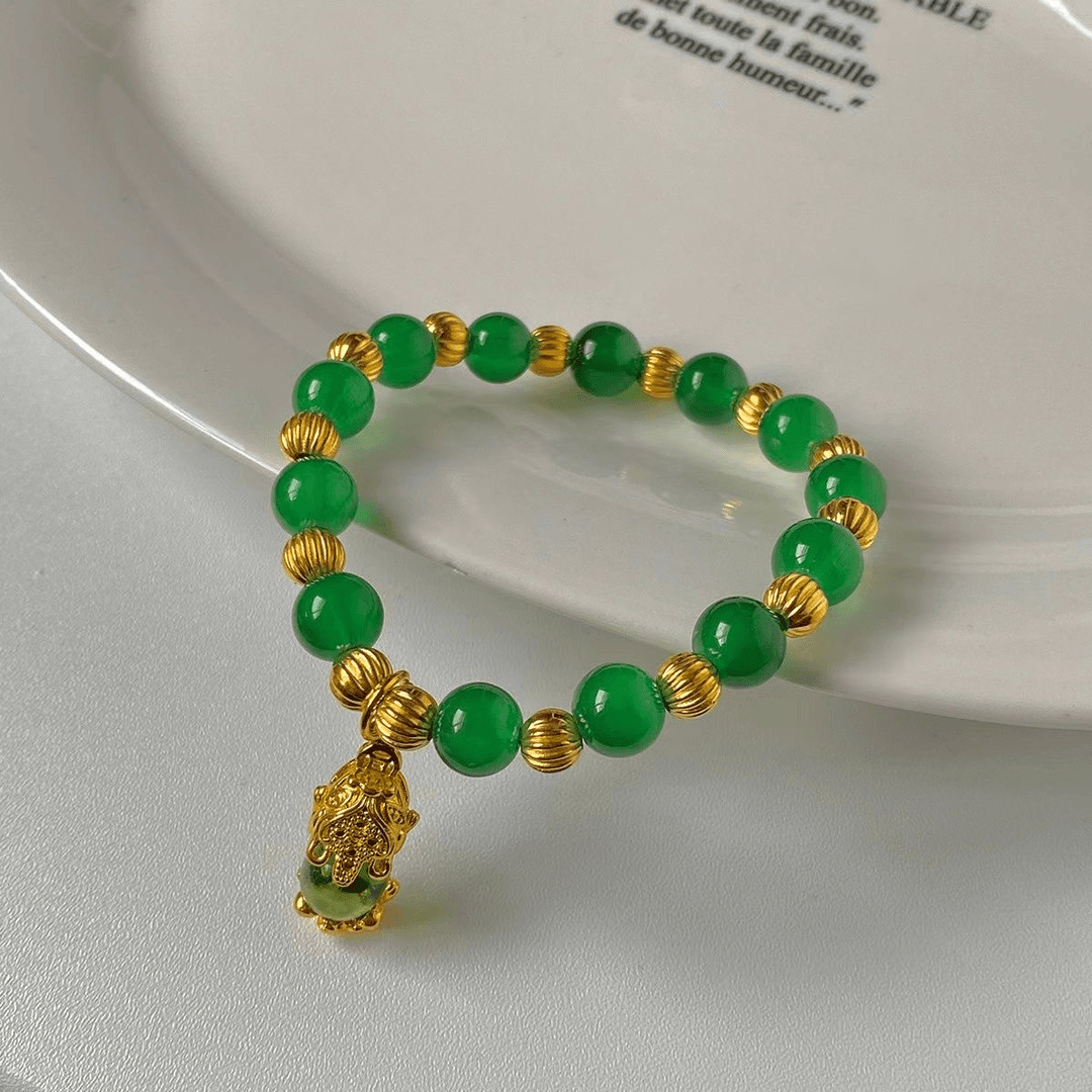 8843本命招财时尚绿色貔貅手链-阿里巴巴