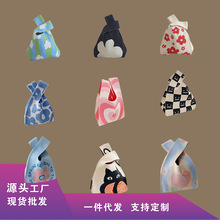 针织包手提水桶包托特包编织女士女包背心包简约伴手礼时尚饭盒包