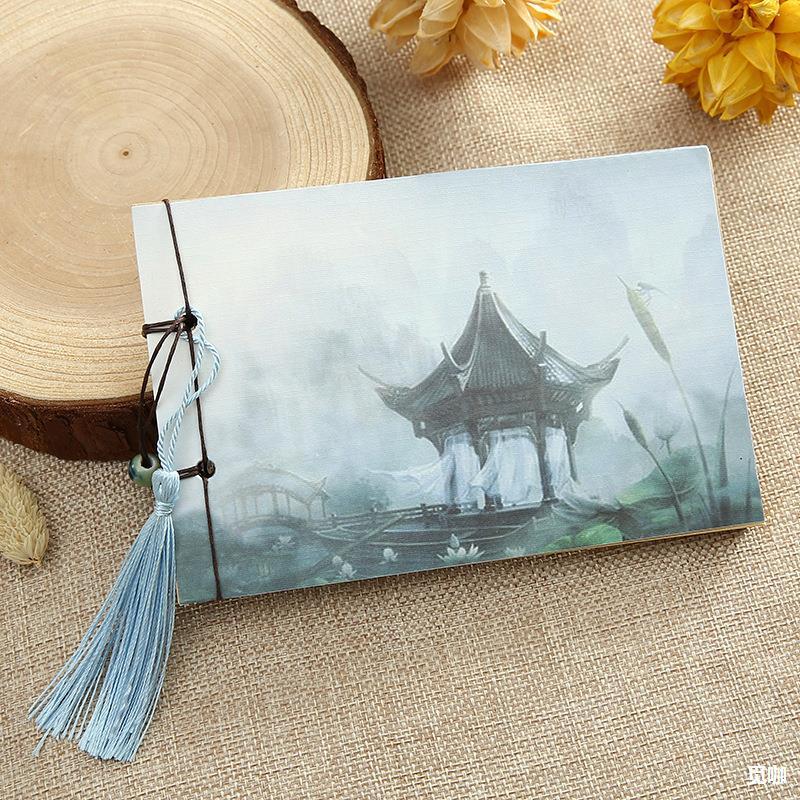 创意古风笔记本 中国风笔记本套装 仿古牛皮纸记事本-阿里巴巴