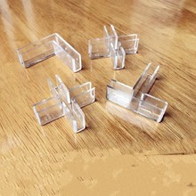 亚克力板固定卡扣塑料玻璃亚克力大理石连接水晶夹鱼缸桌柜材料