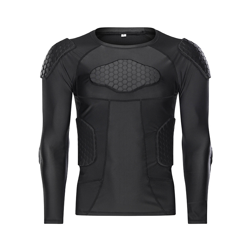 Soccer Uniform Protective Gear Anti-Collision Anti-Fall Goalkeeper Training Wear NFL Olive Polo Shirt Suit Ski Shoulder Pad Sports Equipment