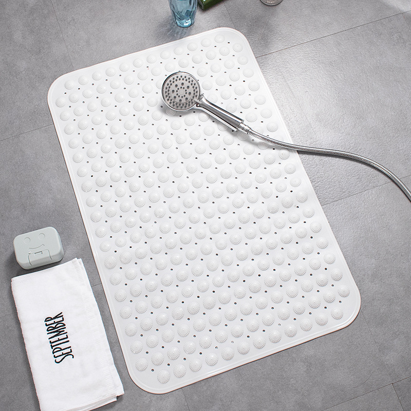 Summer Bathroom Non-Slip Mat Pvc Non-Slip Floor Mat Hotel Bathroom Cylinder Foot Mat Massage Mat Bath Non-Slip Sucker Mat