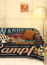 野外露营草地帐篷铺毯客厅沙发组合沙发垫毯毯民宿装饰毯批发毯子