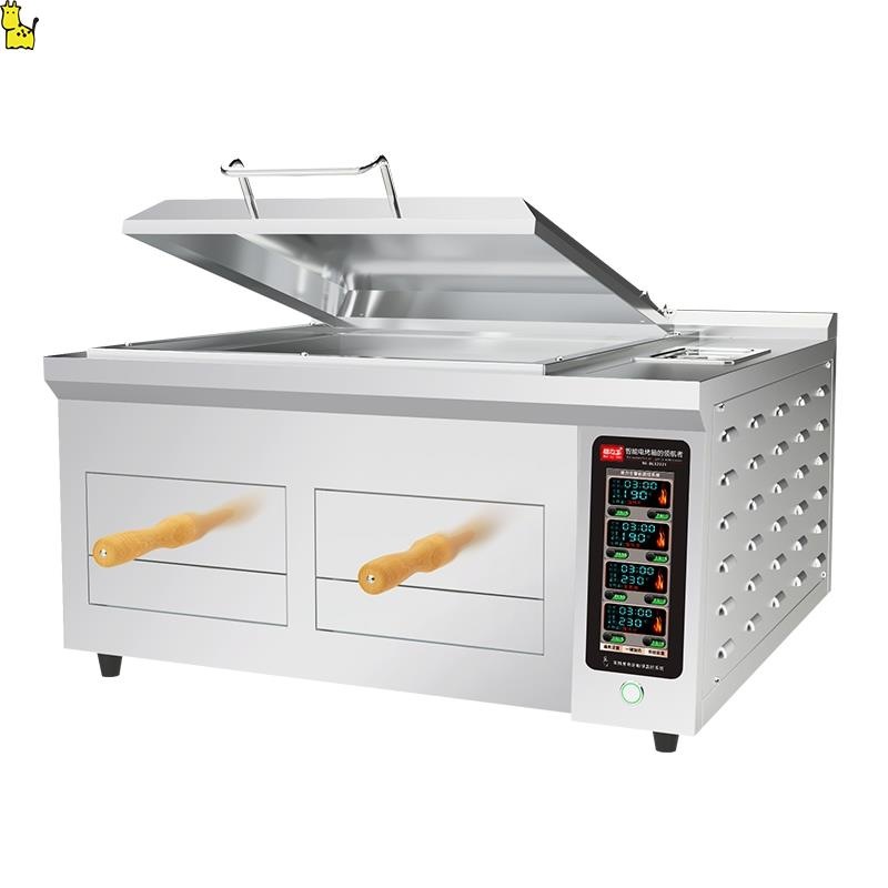 电烤箱商用老潼关肉夹馍烤炉烤饼机大容量风炉烤箱烧饼烤炉 图片_高清