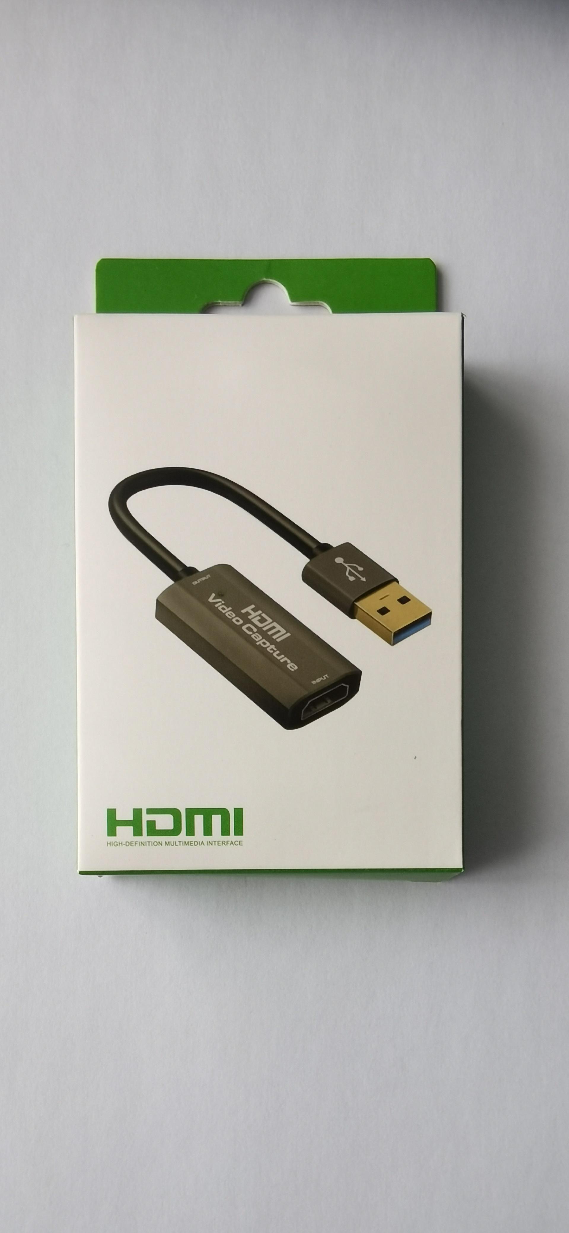 hdmi高清视频采集卡 usb采集卡 hdmi转usb录制卡游戏网卡视频储存