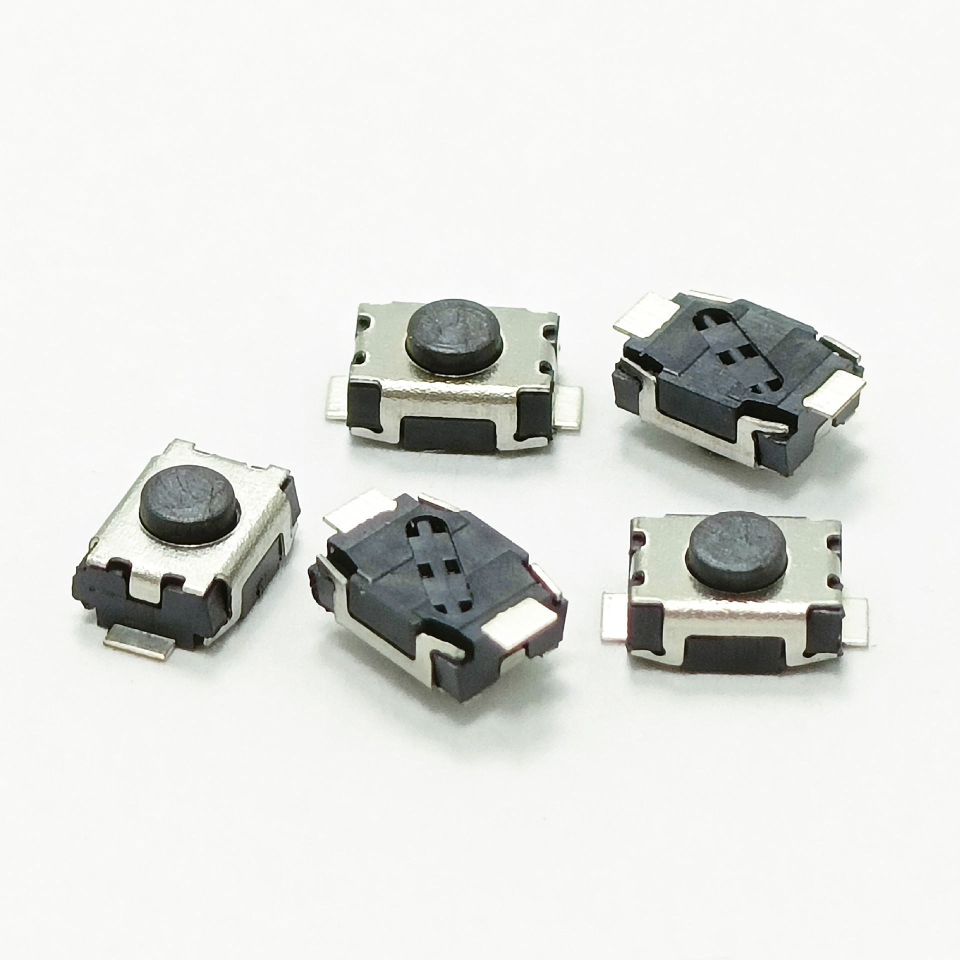 轻触开关小龟正按2脚贴片无定位微动开关3*4*2.0/2.5mm微电子按键