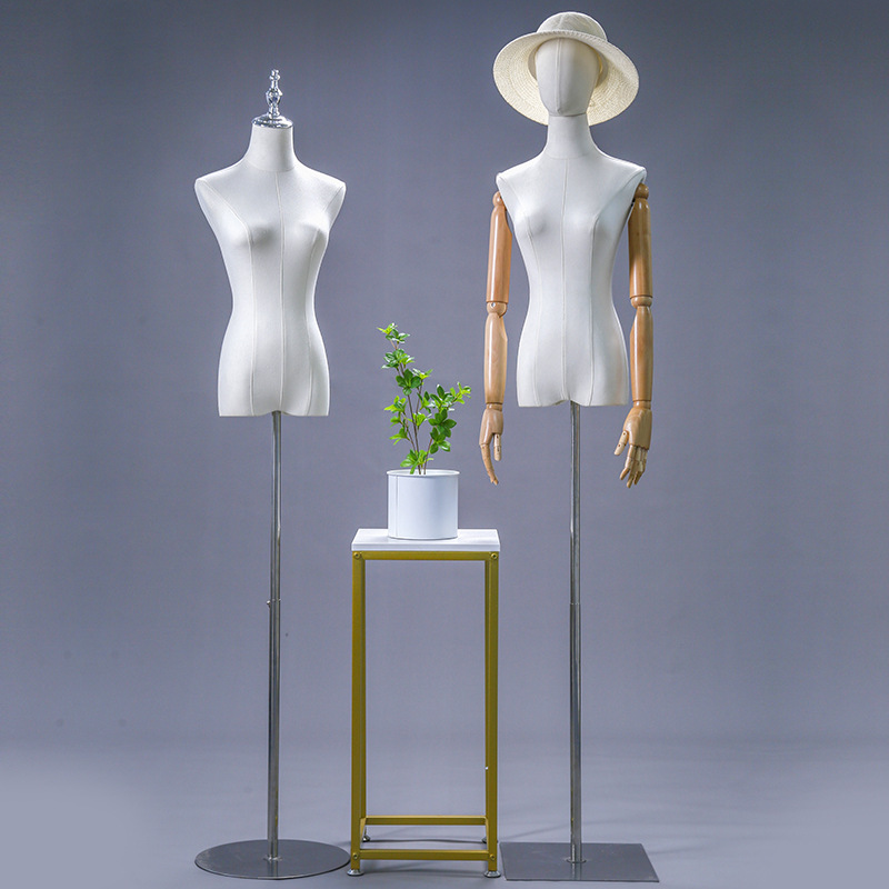 服装店模特道具女半身人台假人体婚纱橱窗女装店模特架子 展示架
