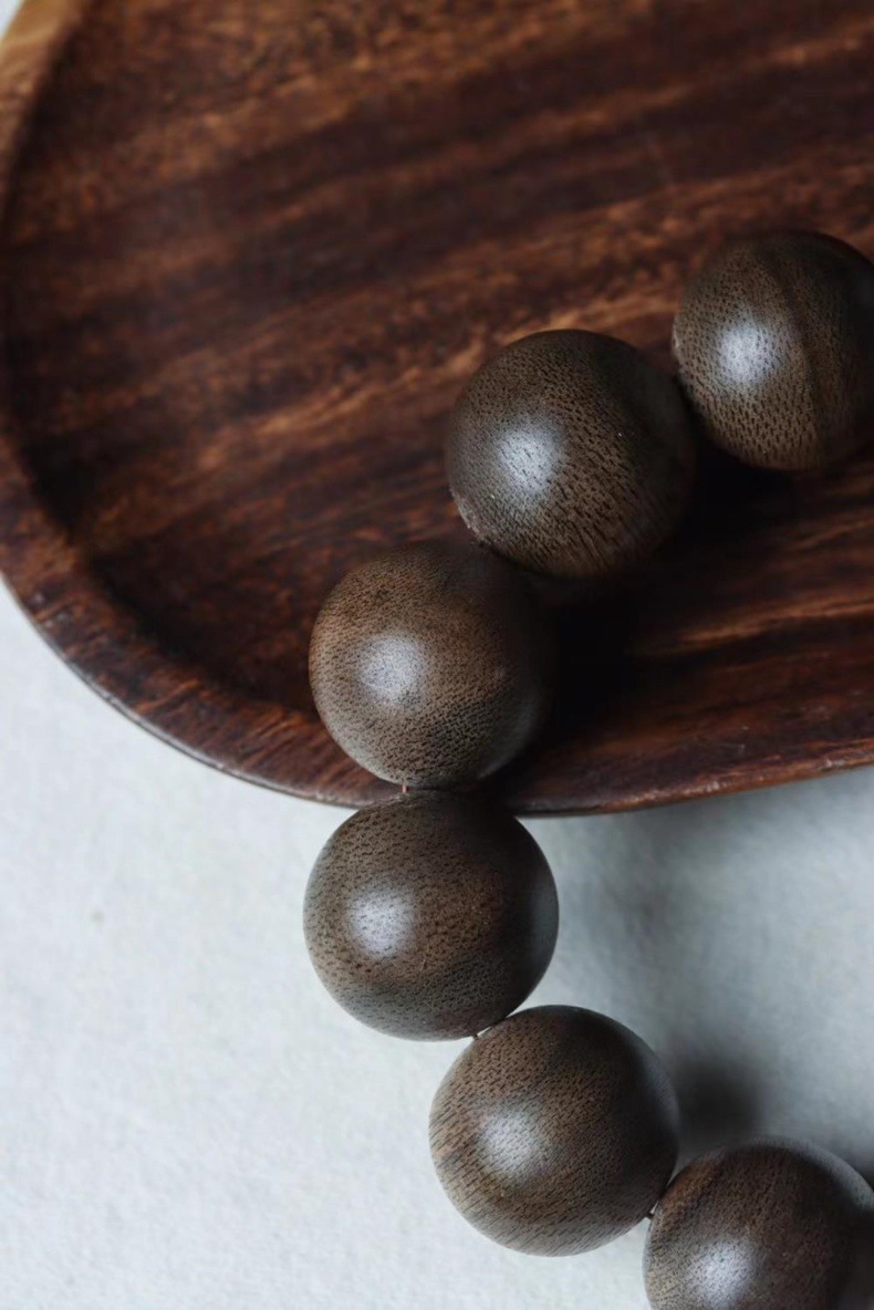 加里曼丹沉香20mm手串男佛珠沉香木手链文玩饰品直播货源工厂批发