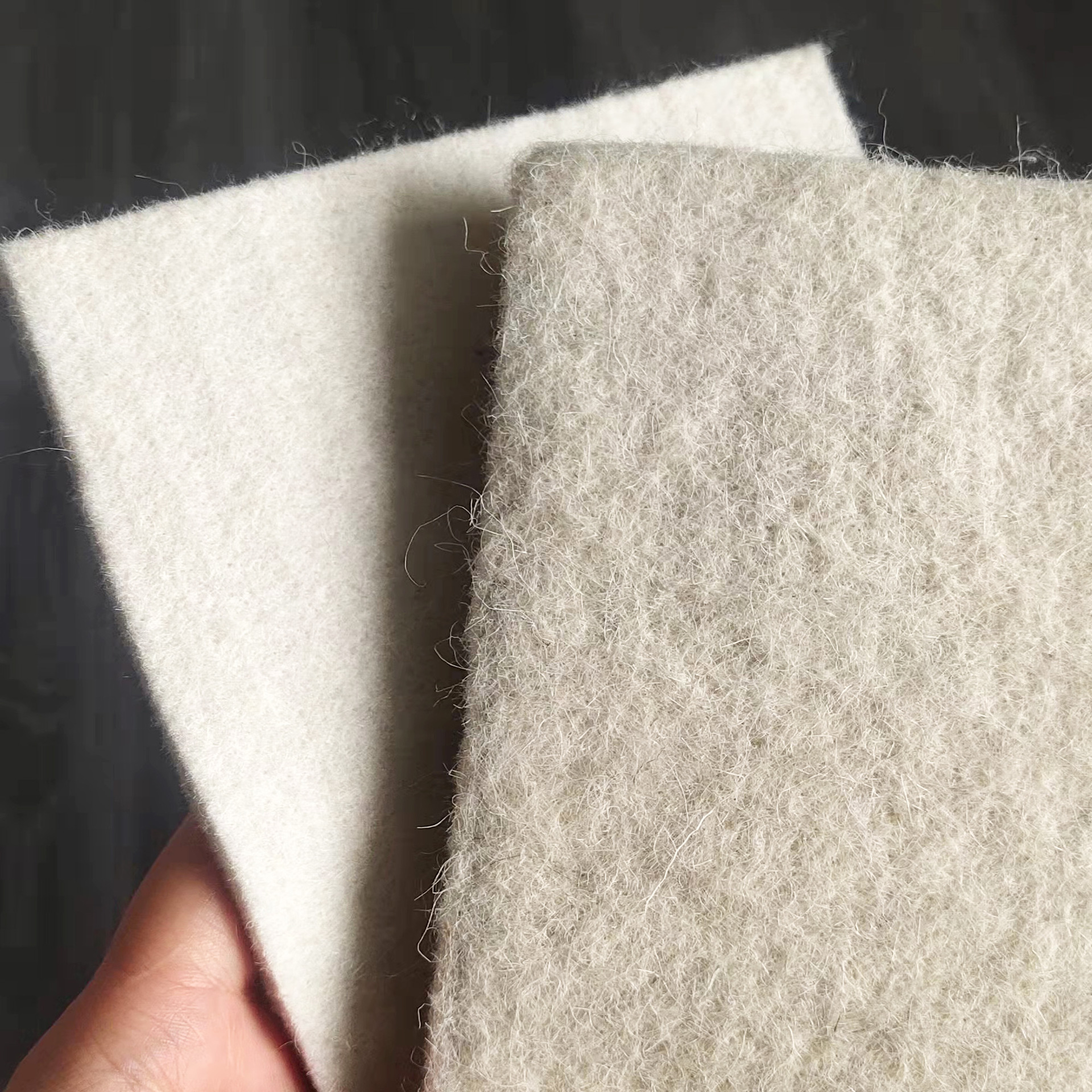 保温材料 保暖毡厚毛毡 工厂直供羊毛毡 集装箱改造1cm-3cm床垫毡