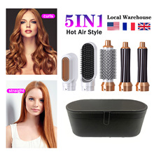 Hair Curler 5 In 1 Hot Air Styler Ceramic Hair Dryer Brush跨