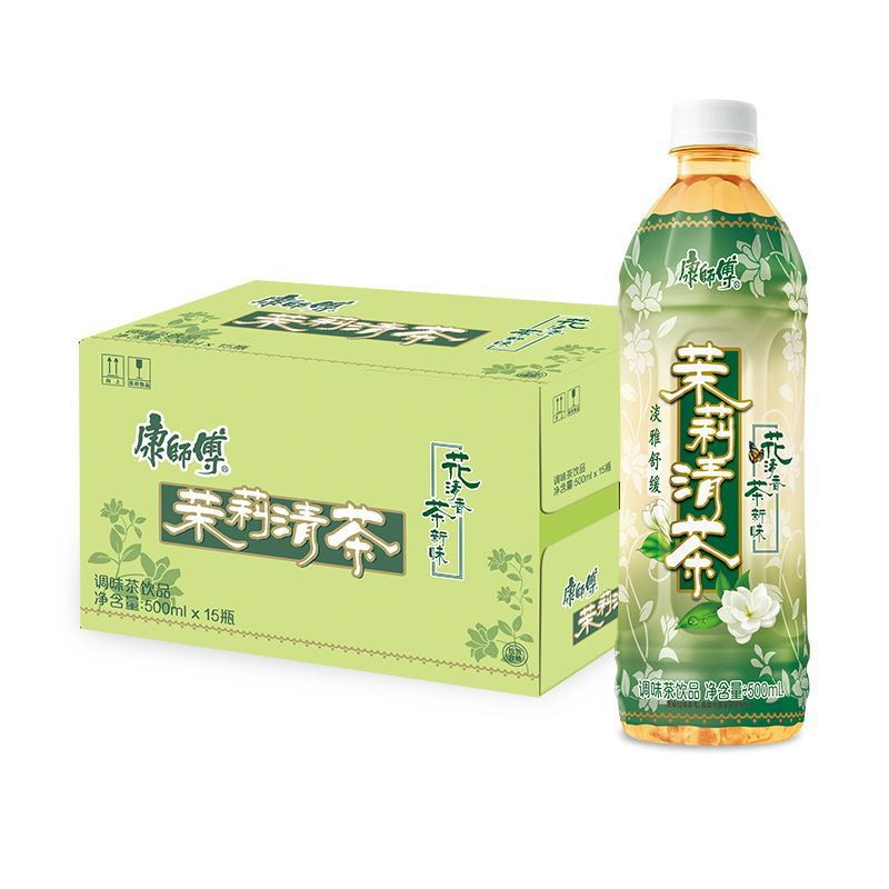 康师傅茉莉清茶500ml*12瓶装整箱批发促销茶饮料大瓶饮料-阿里巴巴