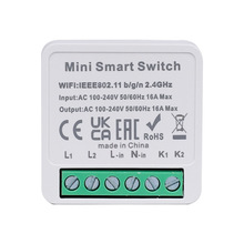 宾格电器批发零售1/2 路 WiFi/Zigbee3.0/RF 16A智能双控小模块