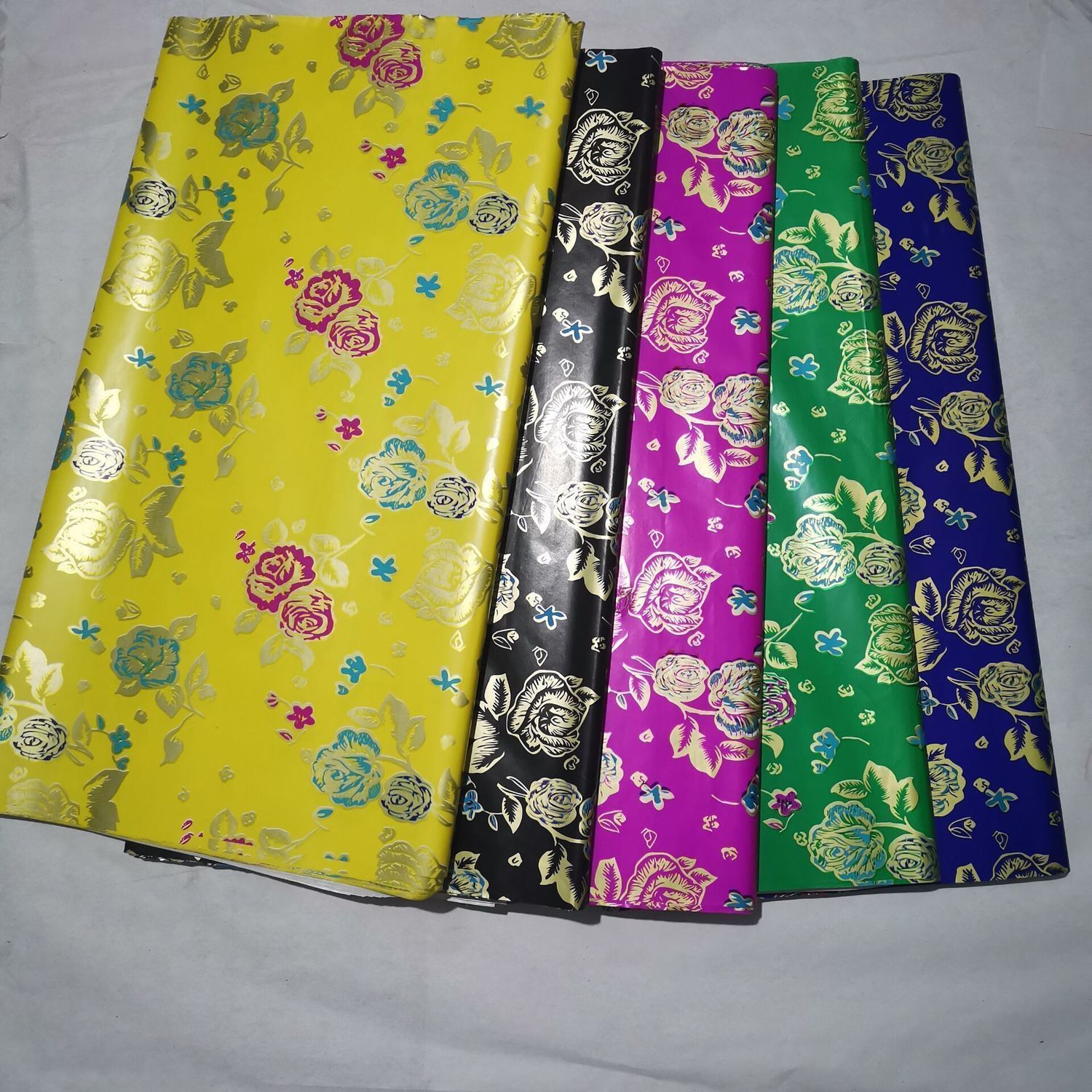 祭祀用品批发五彩蜡光纸十月一寒衣节手工做纸衣服剪纸折纸五色纸