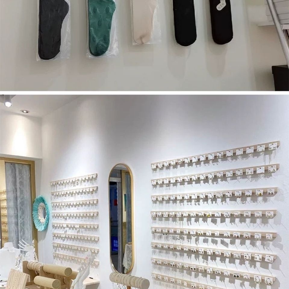 韩国高端饰品实心挂钉项链耳环架墙上展示架帽架袜架洞洞板挂钉