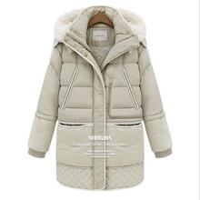 羊羔毛羽绒服女2017 winter women warm down jacket coats parka