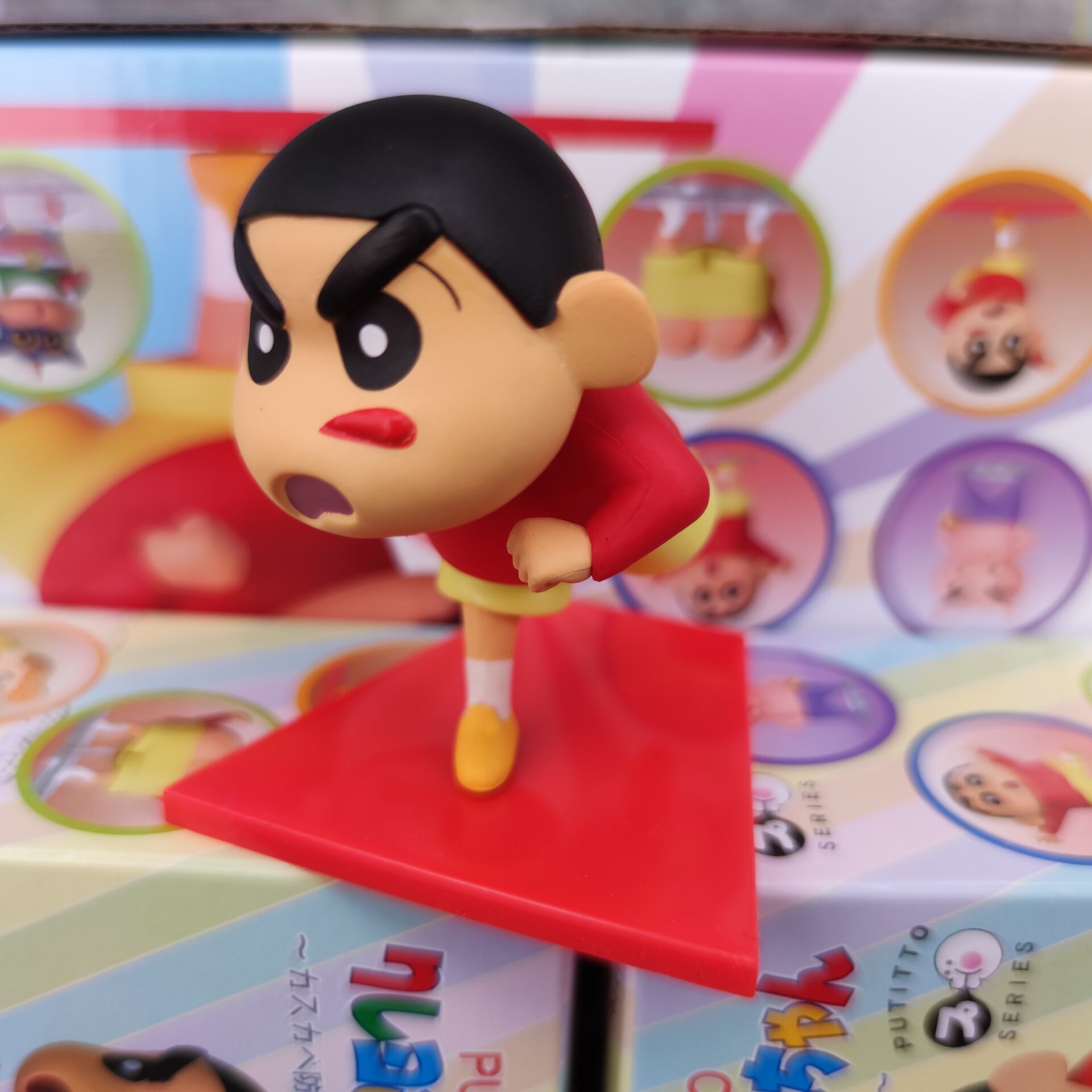 潮玩 盲盒 小新 动感超人 桌面摆件 6款/套 抓娃机 盒蛋公仔