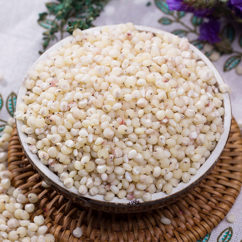 新米白高粱米2斤/5斤新米东北农家特产食用脱皮高粱米粥粗粮新粮