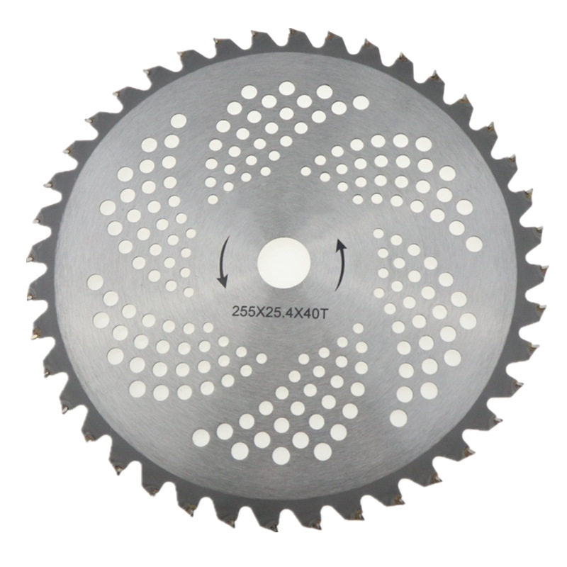 Mower Blade Brush Cutter 10-Inch 40 Tooth Alloy Circular Saw Blade 255 Weeder Accessory Garden Tools Universal