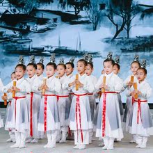 壮志少年行舞蹈服儿童国学服古典中国风少年志演出服开笔礼汉服装