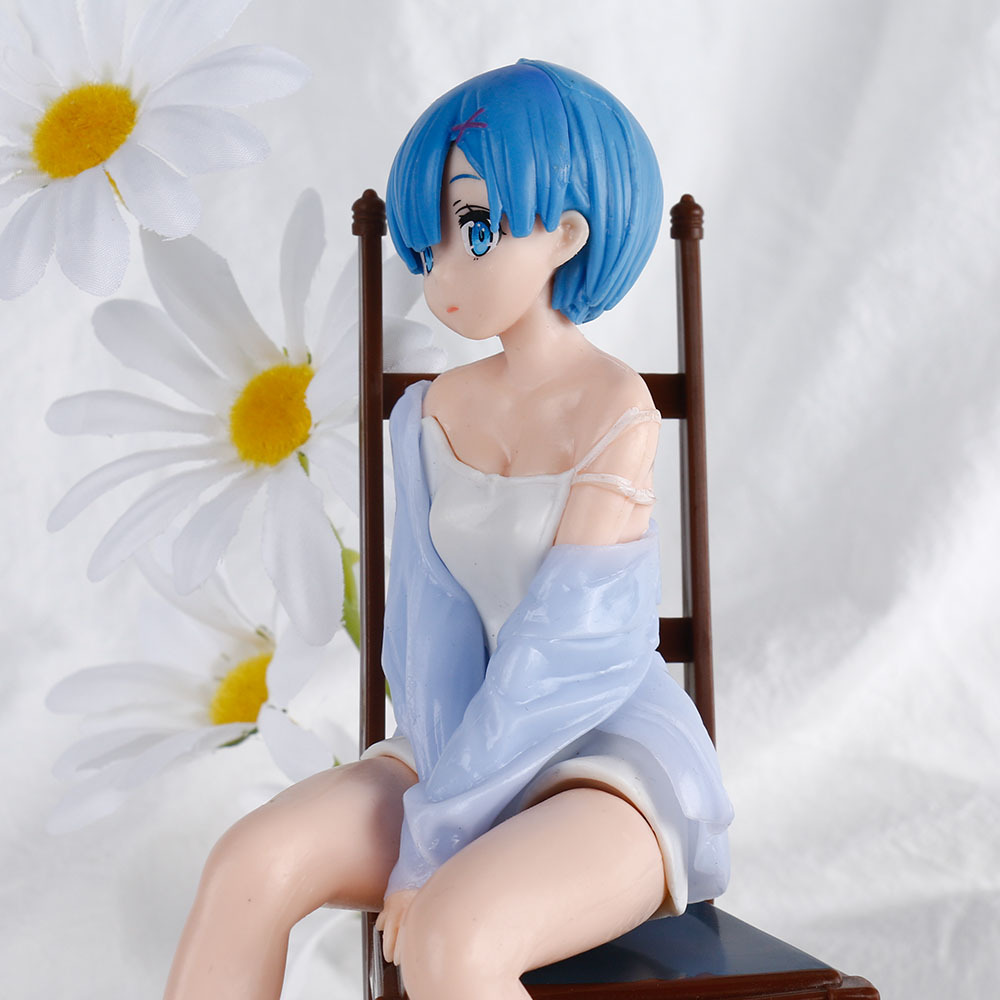 盲盒从零开始的异生活椅子坐姿蕾姆莱姆睡衣手办动漫模型机箱摆件