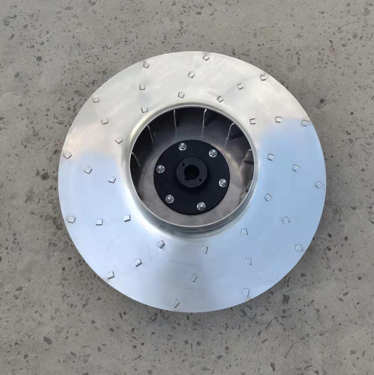 高压离心风机铝叶轮 单进风多翼式离心风轮叶轮 多翼式风轮厂家