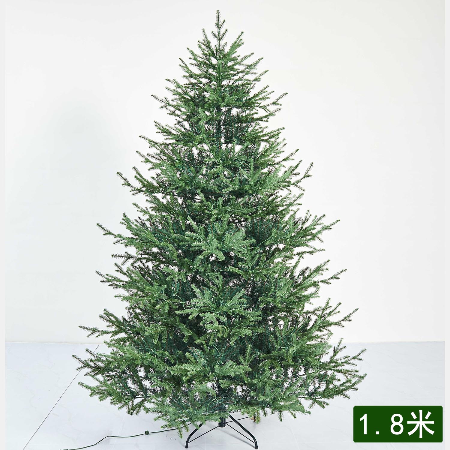 Christmas Decorations High-Grade PE Mixed Christmas Tree with Lights Exported to Amazon Factory Direct Supply 1.8/2.1 M