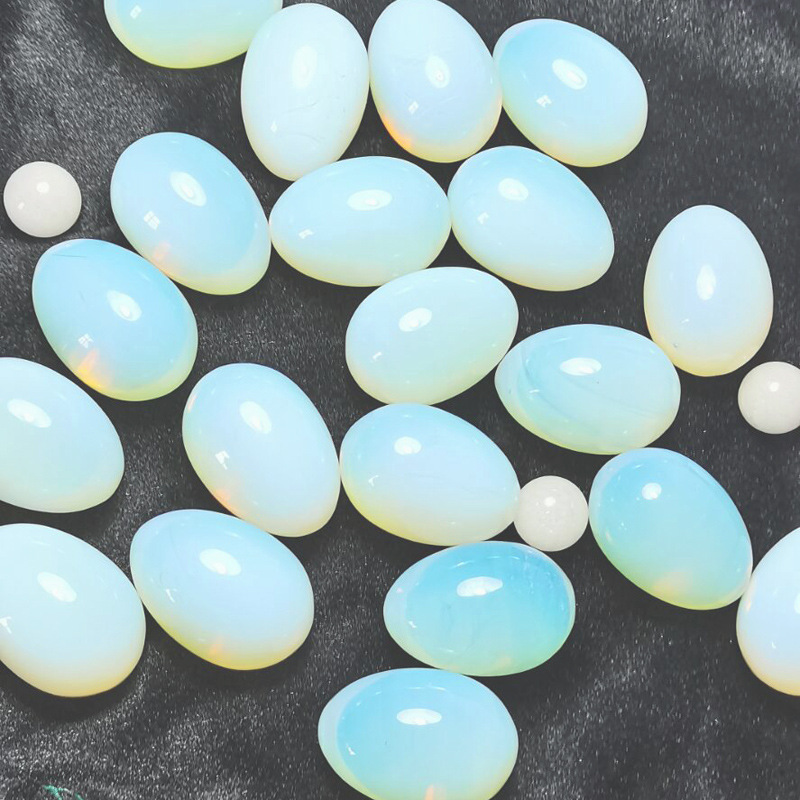 长度约50毫米无孔人造蛋白石鸡蛋形