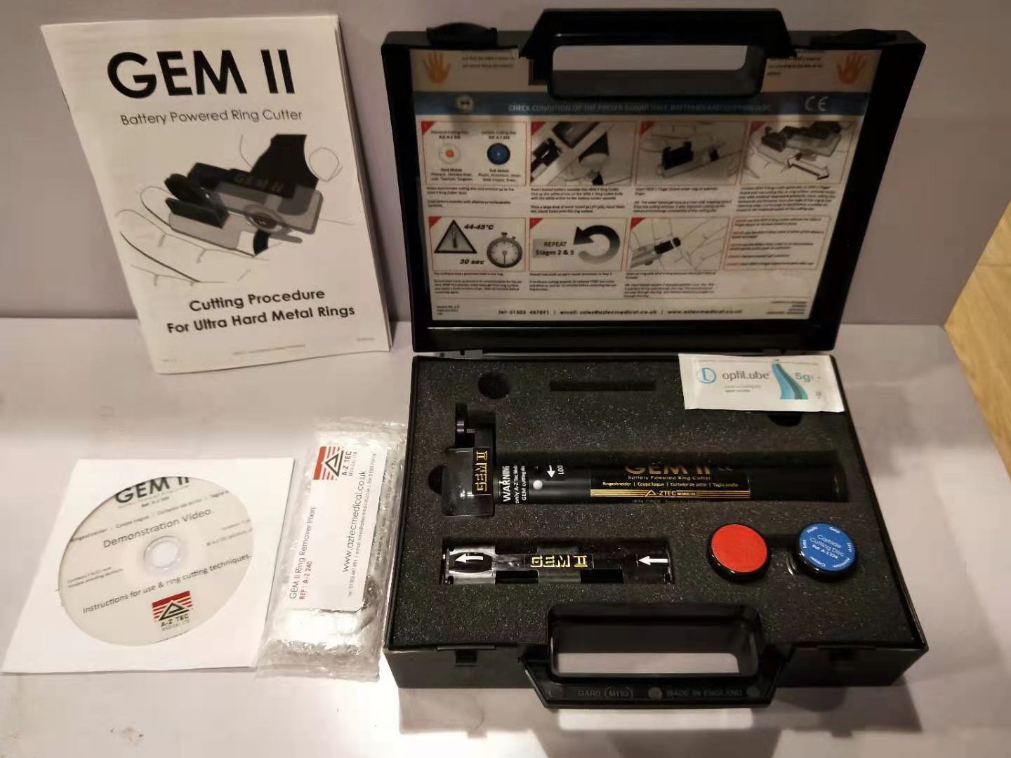 诺盾消防供应指环切割器gemⅡ戒指破拆器电动轻型戒指切割机