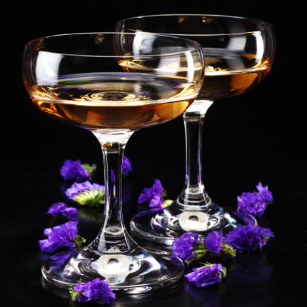 石岛水晶香槟杯婚庆宽口杯创意三角杯塔杯碗杯鸡尾酒杯高脚杯