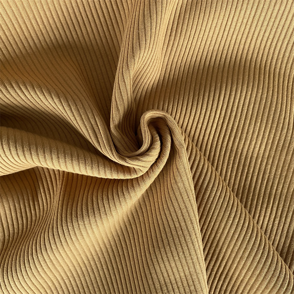 【gots有机棉】有机棉弹力螺纹4*3可提供交易证书