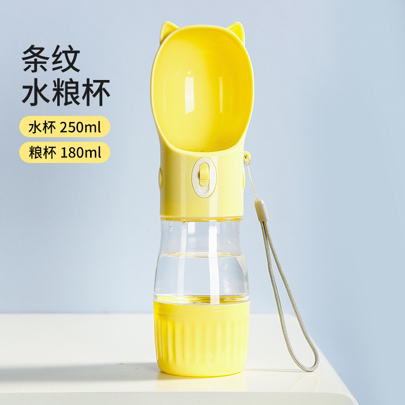 Pet Supplies Amazon Portable Pet Cups Dog Outing Water Cup Cat Head Pet Water Bottle Wholesale