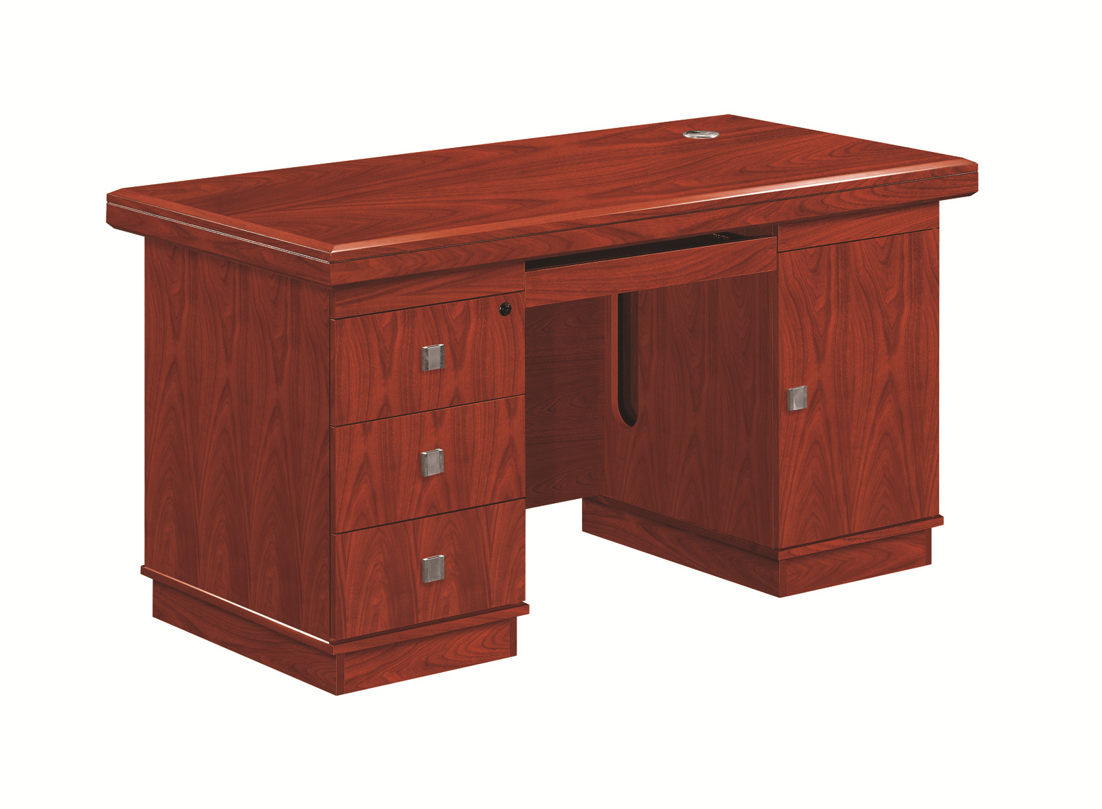 1.4米1.6米传统油漆办公桌电脑桌职员桌主管桌大班台实木办公位