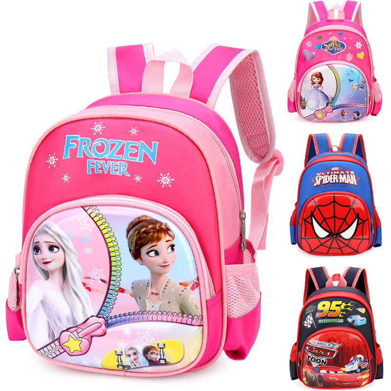 foreign trade new products in stock now 12-inch 3d children‘s cartoon schoolbag kindergarten cartoon hard shell backpack snack pack