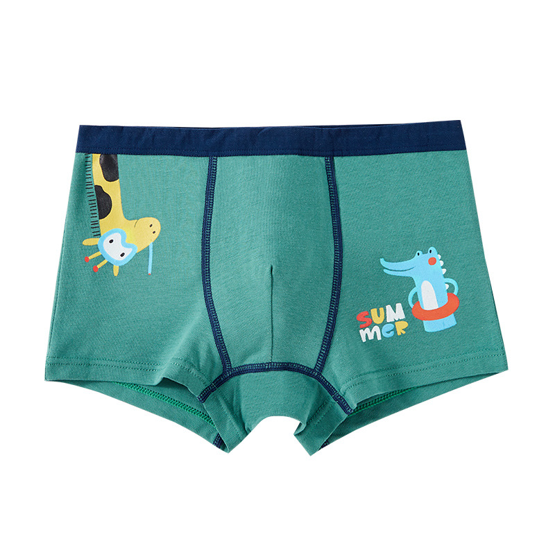 Children's Underwear Men's Boxer Cotton Big Children Children Wholesale Cartoon Shorts Boys Class A Boxer Boys' Underwear