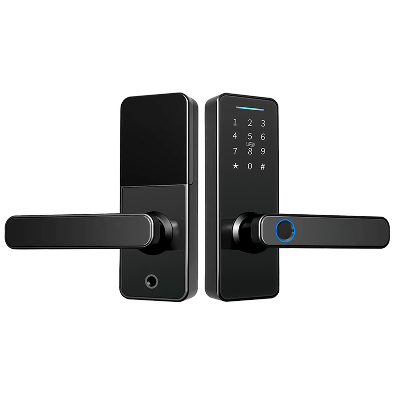 Fingerprint Lock App Smart Door Lock Inner Door Fingerprint Lock Credit Card Electronic Lock Foreign Trade Cross-Border E-Commerce Hot Selling Product