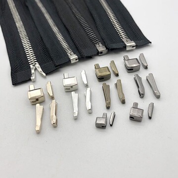 5号8号拉链左右插口锌合金配件双开单开拉链修复拉尾插销卡扣批发